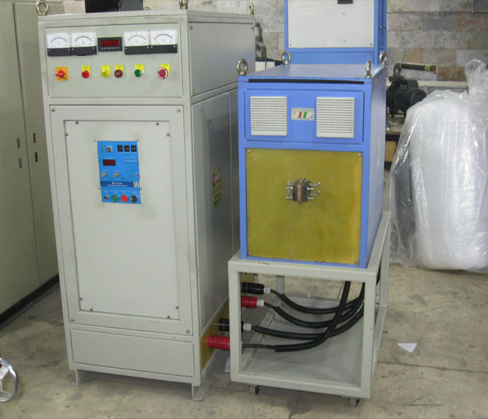100 KW IGBT Induction Heater with Trolley Mounted Matching Transformer